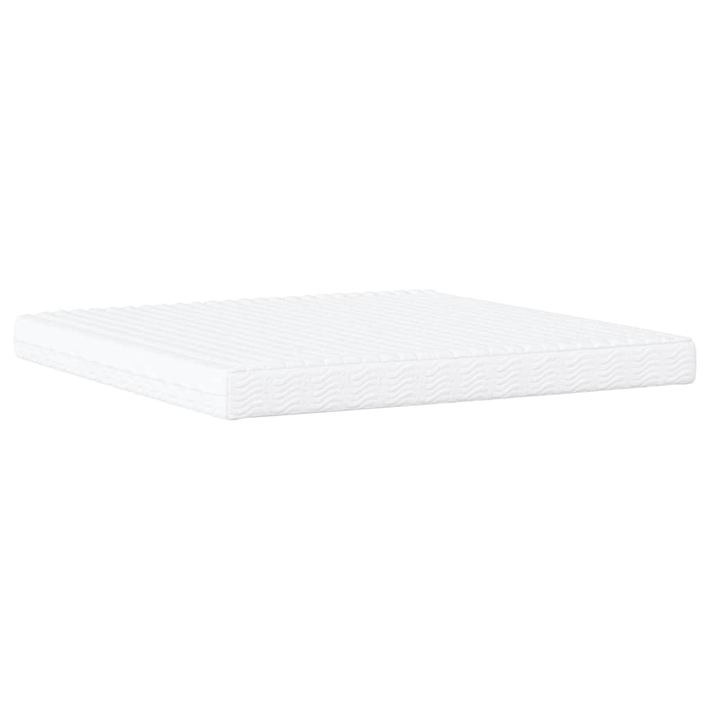 Letto Viana con Materasso Nero e Bianco 200x200cm in Similpelle