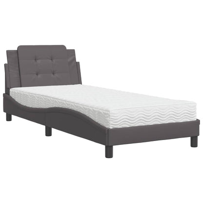 Giroletto senza Materasso Zadar Grgio 90x200 cm in Similpelle | homemem39