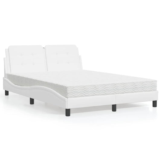 Giroletto senza Materasso Zadar Bianco 120x200 cm in Similpelle | homemem39