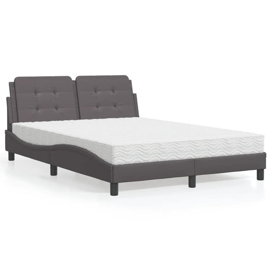 Giroletto senza Materasso Zadar Grigio 120x200 cm in Similpelle | homemem39