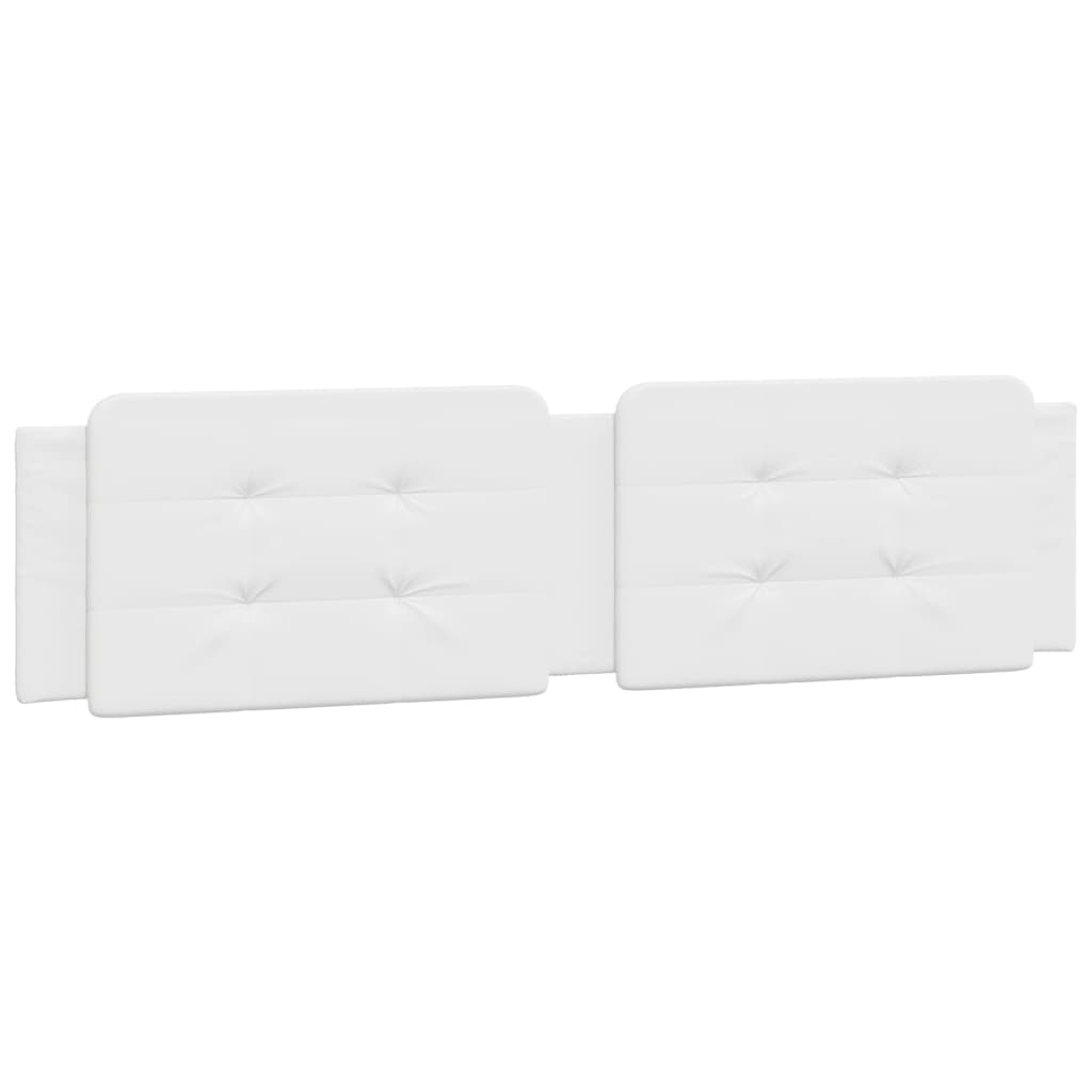 Letto con Materasso Zadar Bianco 160x200 cm in Similpelle | homemem39