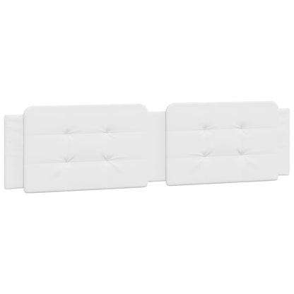 Letto con Materasso Zadar Bianco 160x200 cm in Similpelle | homemem39