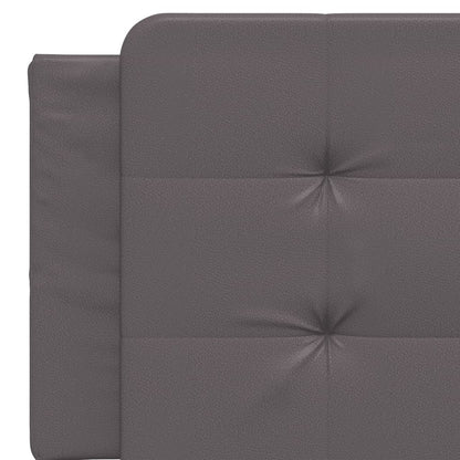 Letto con Materasso Zadar Grigio 160x200 cm in Similpelle | homemem39