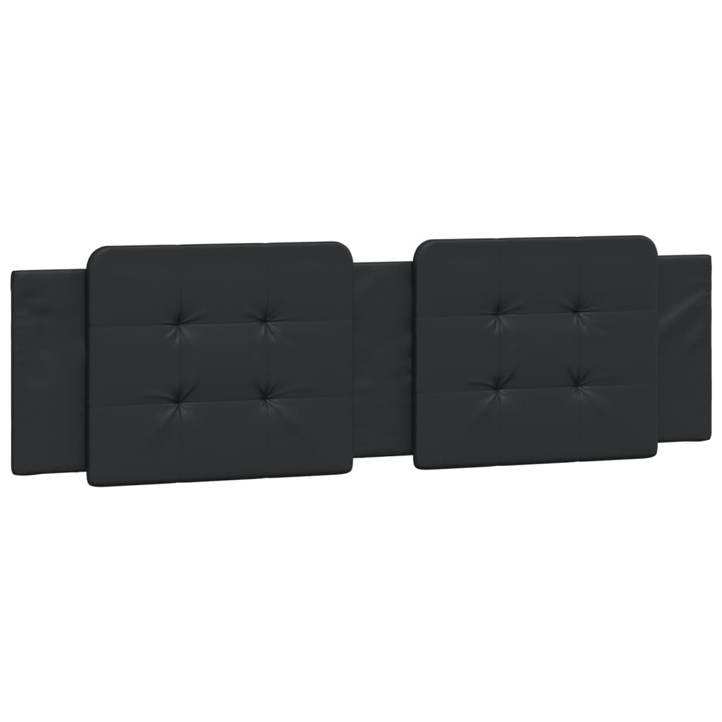Letto con Materasso Zadar Nero 180x200 cm in Similpelle - homemem39