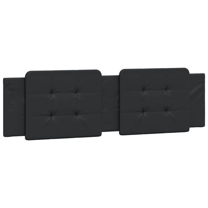 Letto con Materasso Zadar Nero 180x200 cm in Similpelle - homemem39