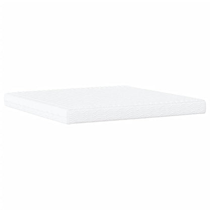 Letto con Materasso Zadar Bianco 200x200cm in Similpelle | homemem39