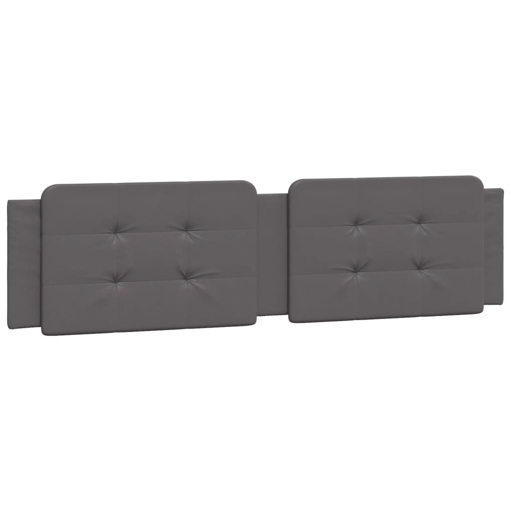 Letto con Materasso Zadar Grigio 200x200 cm in Similpelle | homemem39