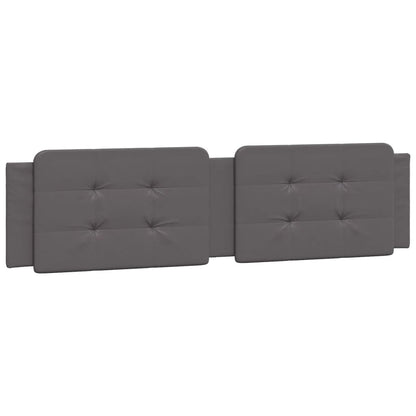 Letto con Materasso Zadar Grigio 200x200 cm in Similpelle | homemem39
