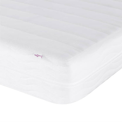 Letto con Materasso Zadar Bianco e Nero 200x200cm in Similpelle