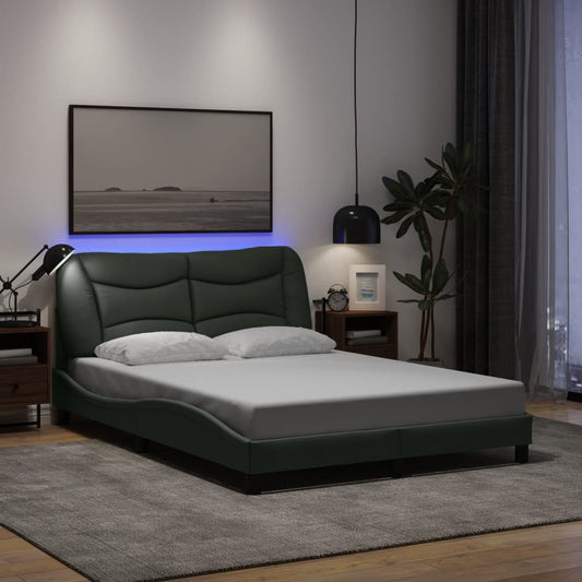 Giroletto con LED senza Materasso Hvar 140x200 cm Tessuto