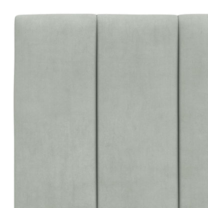 Giroletto con LED senza Materasso Hanko Grigio Chiaro 80x200 cm