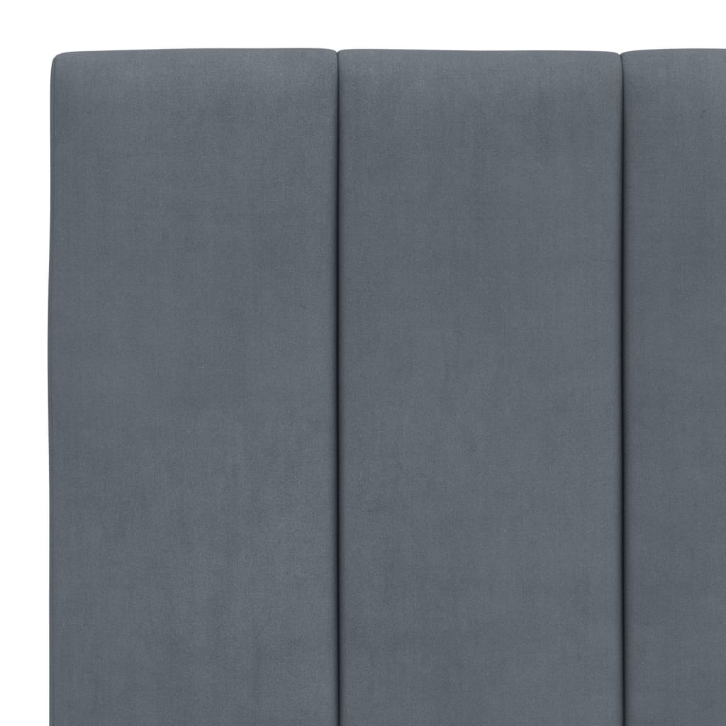 Giroletto con LED senza Materasso Hanko Grigio Scuro 80x200 cm