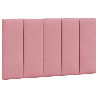 Giroletto con LED senza Materasso Hanko Rosa 80x200 cm Velluto