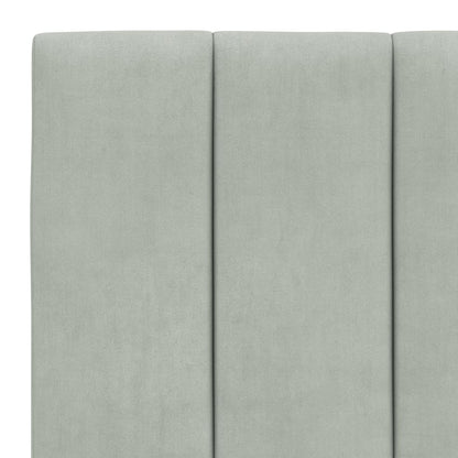 Giroletto con LED senza Materasso Hanko Grigio Chiaro 90x190 cm