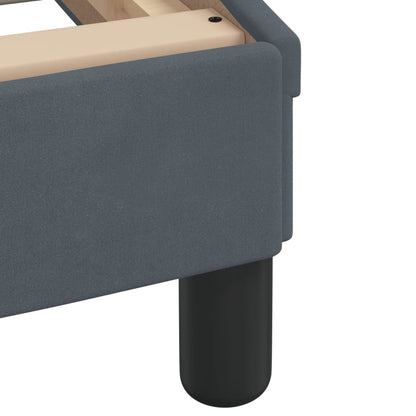 Giroletto con LED senza Materasso Hanko Grigio Scuro 90x190 cm
