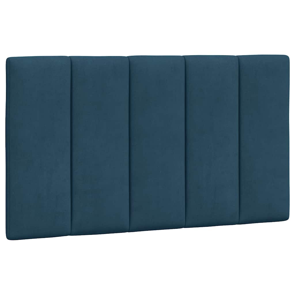 Giroletto con LED senza Materasso Hanko Blu 90x190cm in Velluto