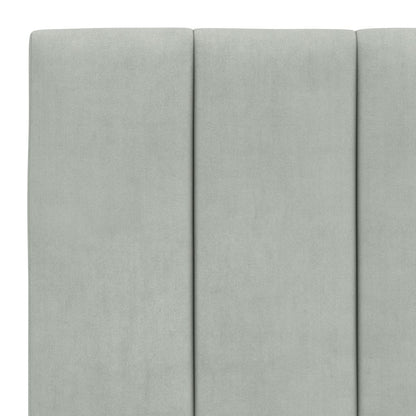 Giroletto con LED senza Materasso Hanko Grigio Chiaro 90x200 cm
