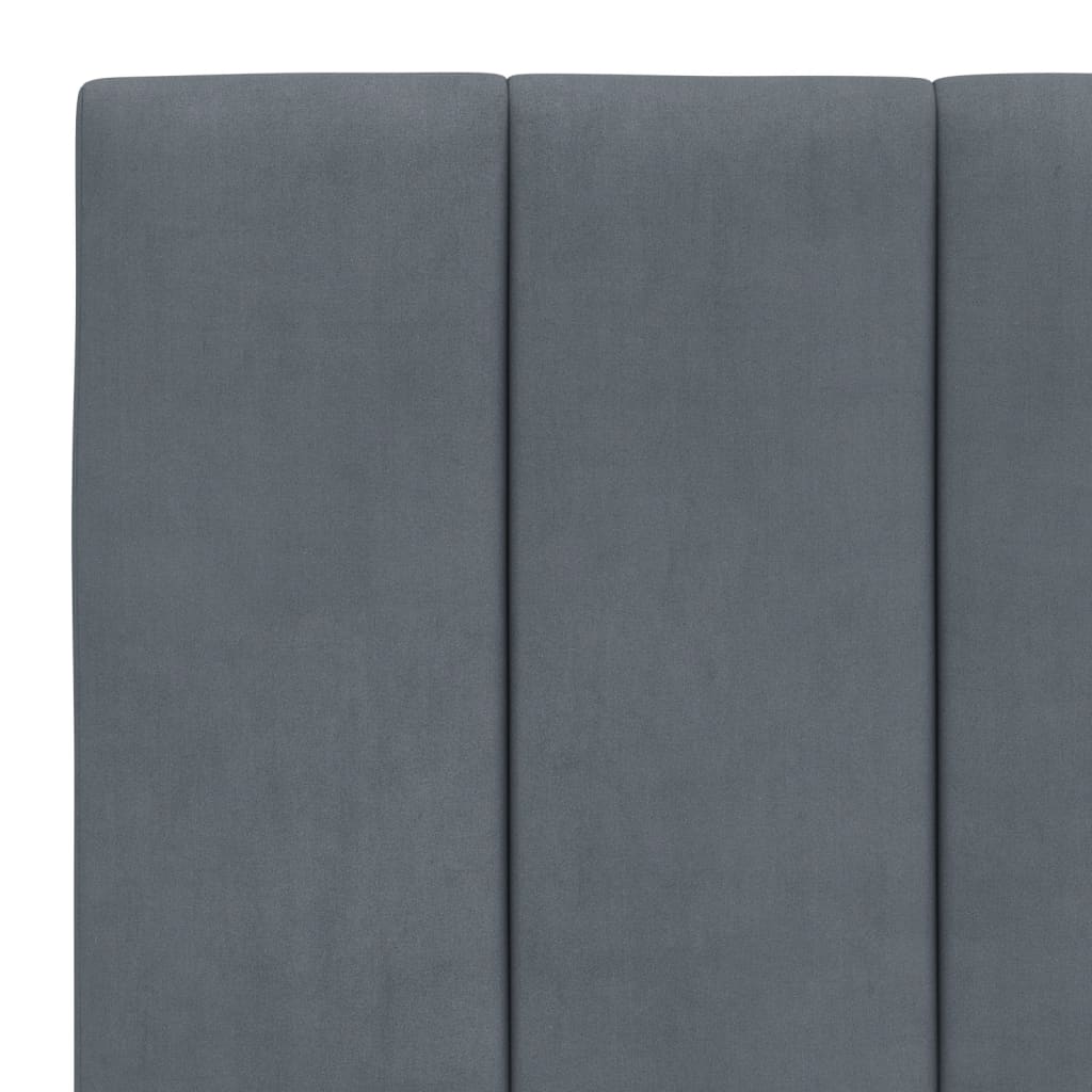 Giroletto con LED senza Materasso Hanko Grigio Scuro 90x200 cm
