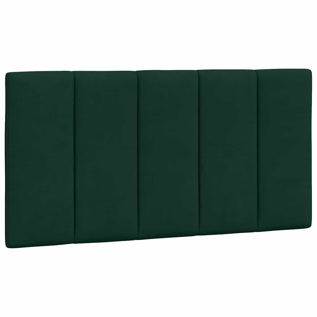 Giroletto con LED senza Materasso Hanko Verde Scuro 100x200 cm in Velluto | homemem39