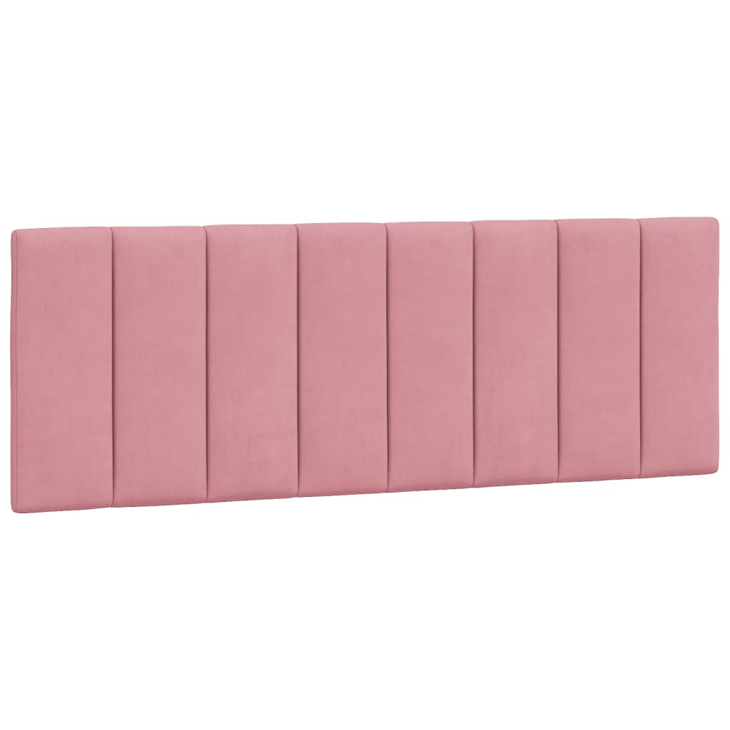 Giroletto con LED senza Materasso Hanko Rosa 120x200 cm Velluto
