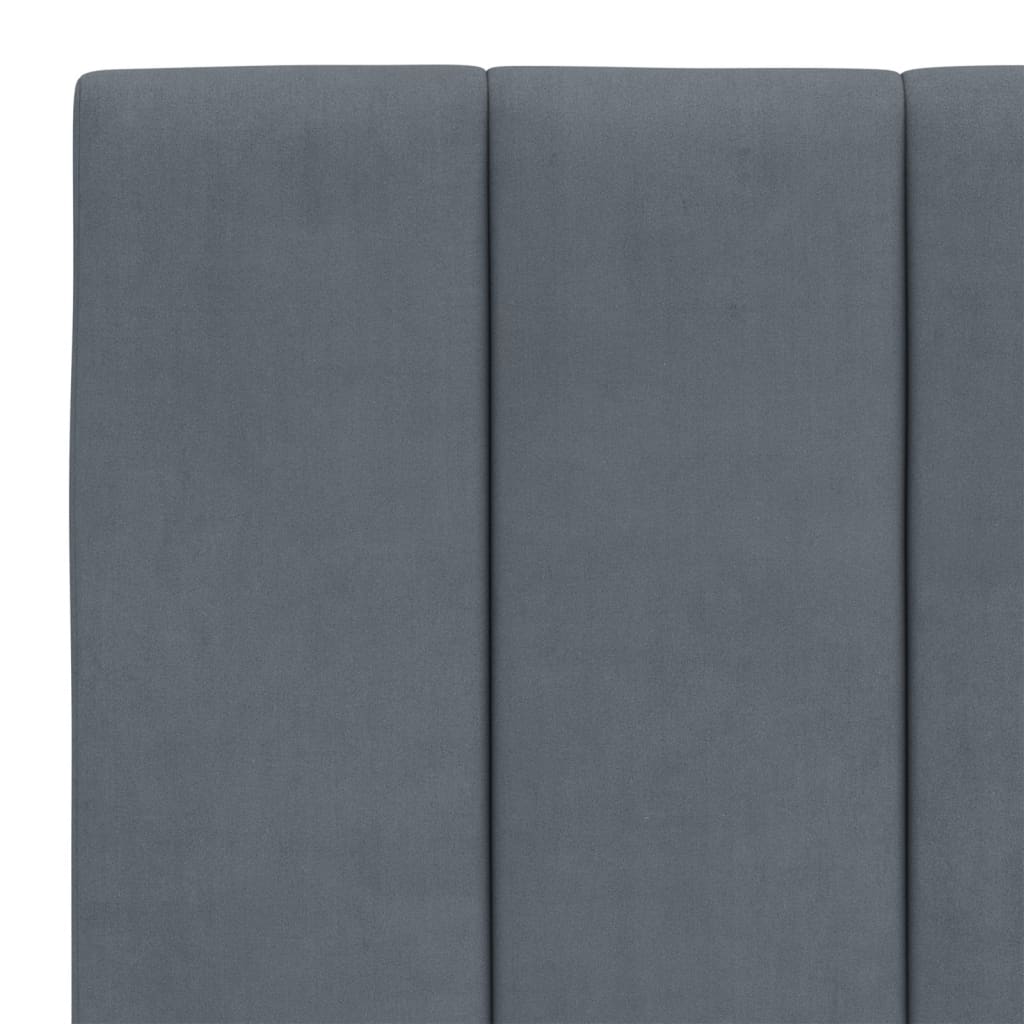 Giroletto con LED senza Materasso Hanko Grigio Scuro 140x190 cm