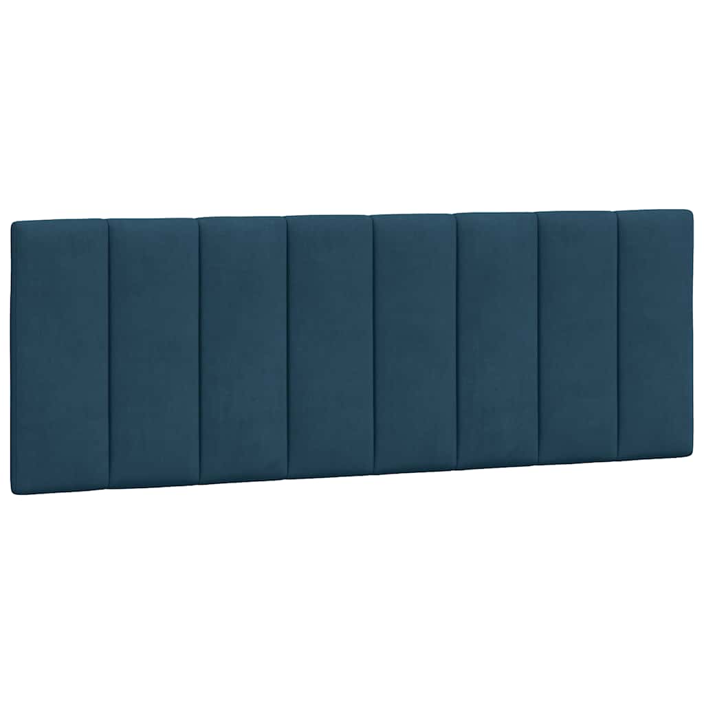 Giroletto con LED senza Materasso Hanko Blu 140x190 cm Velluto