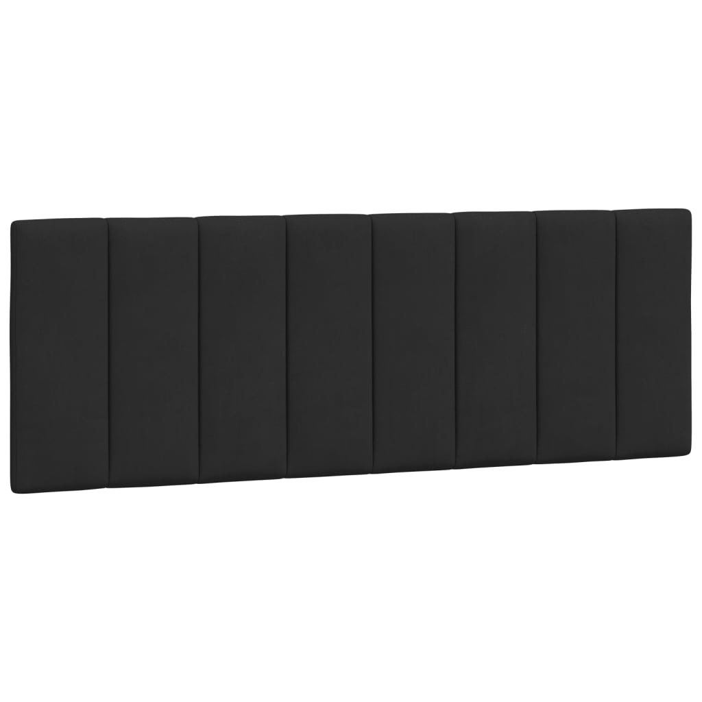 Giroletto con LED senza Materasso Hanko Nero 140x200 cm Velluto
