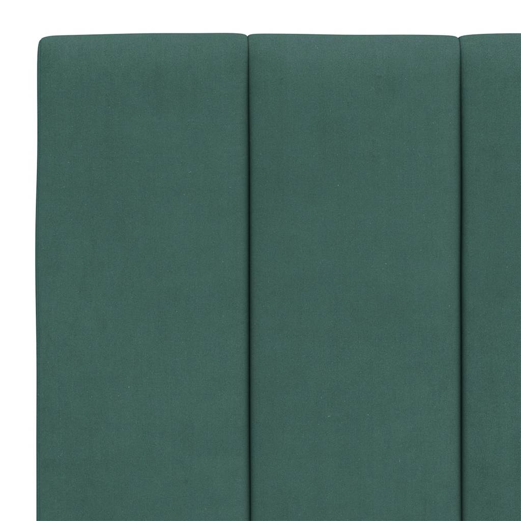 Giroletto con LED senza Materasso Hanko Verde Scuro 140x200 cm