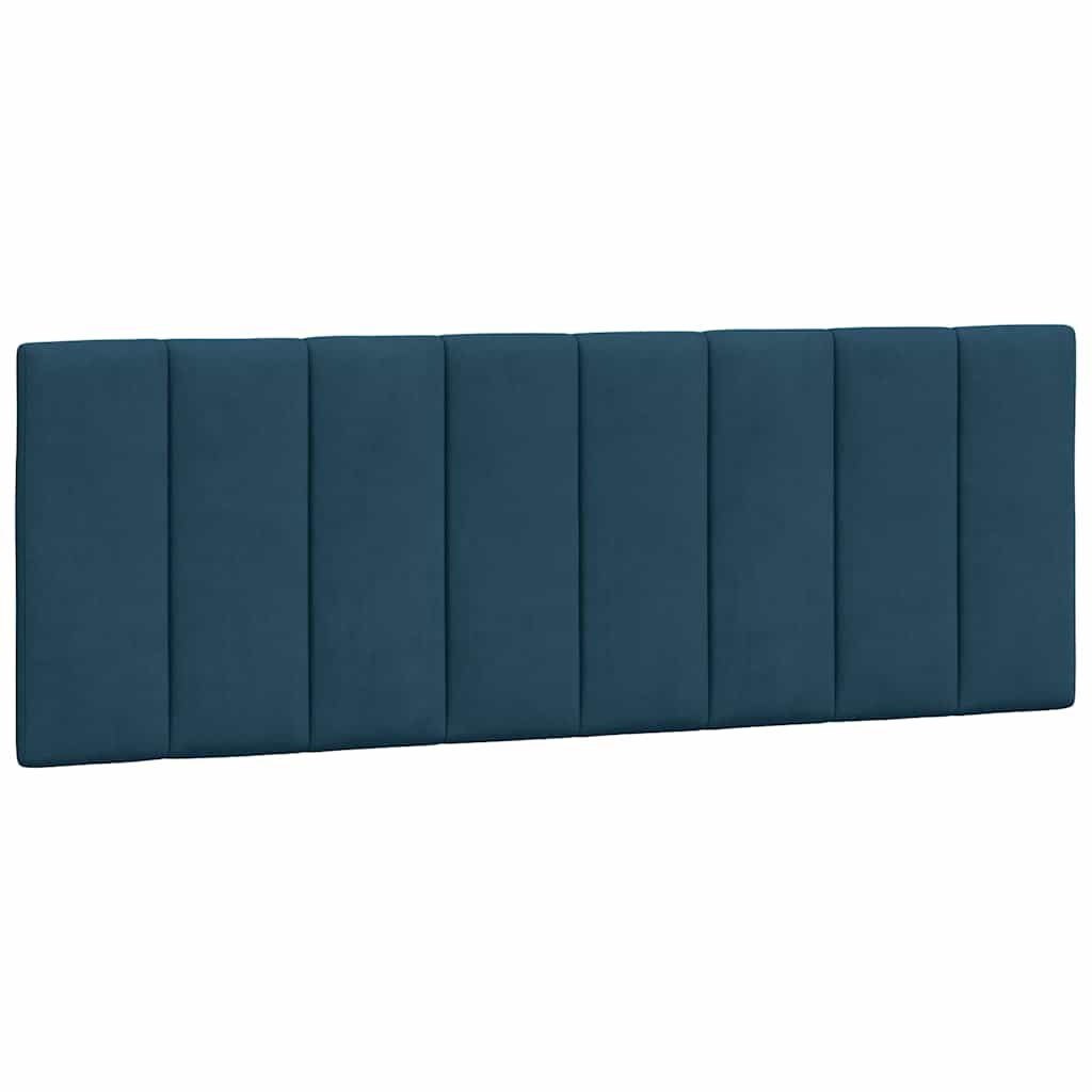 Giroletto con LED senza Materasso Hanko Blu 140x200 cm Velluto