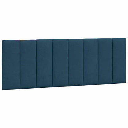 Giroletto con LED senza Materasso Hanko Blu 140x200 cm Velluto