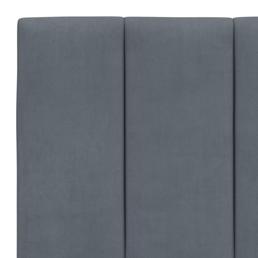 Giroletto con LED senza Materasso Hanko Grigio Scuro 160x200 cm