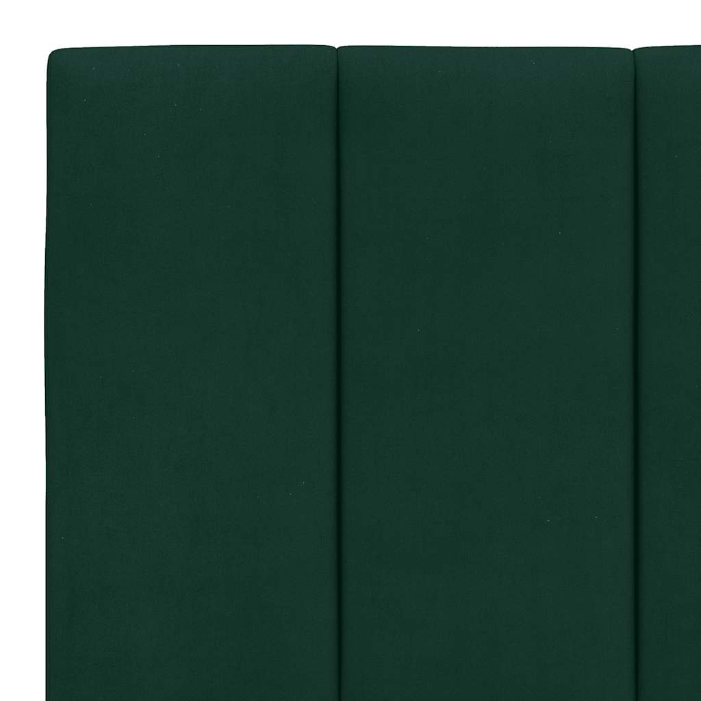 Giroletto con LED senza Materasso Hanko Verde Scuro 160x200 cm