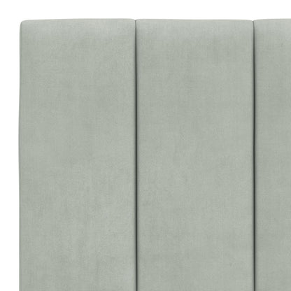 Giroletto con LED senza Materasso Hanko Grigio Chiaro 180x200cm