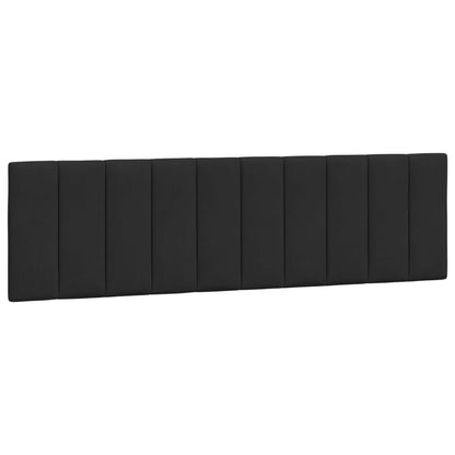 Giroletto con LED senza Materasso Hanko Nero 180x200 cm Velluto