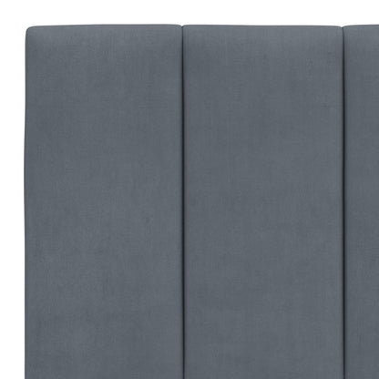 Giroletto con LED senza Materasso Hanko Grigio Scuro 200x200 cm