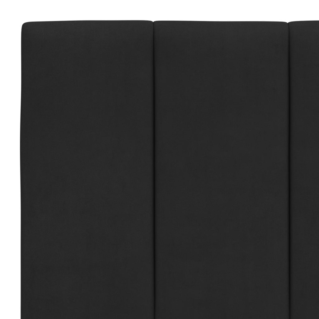 Giroletto con LED senza Materasso Hanko Nero 200x200 cm Velluto