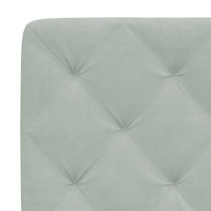 Giroletto con LED senza Materasso Grigio Chiaro 80x200 cm