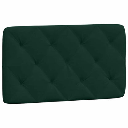 Giroletto con LED senza Materasso Verde Scuro 80x200 cm Velluto