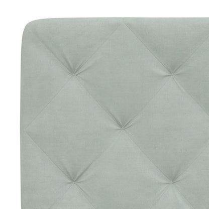 Giroletto con LED senza Materasso Grigio Chiaro 120x200 cm