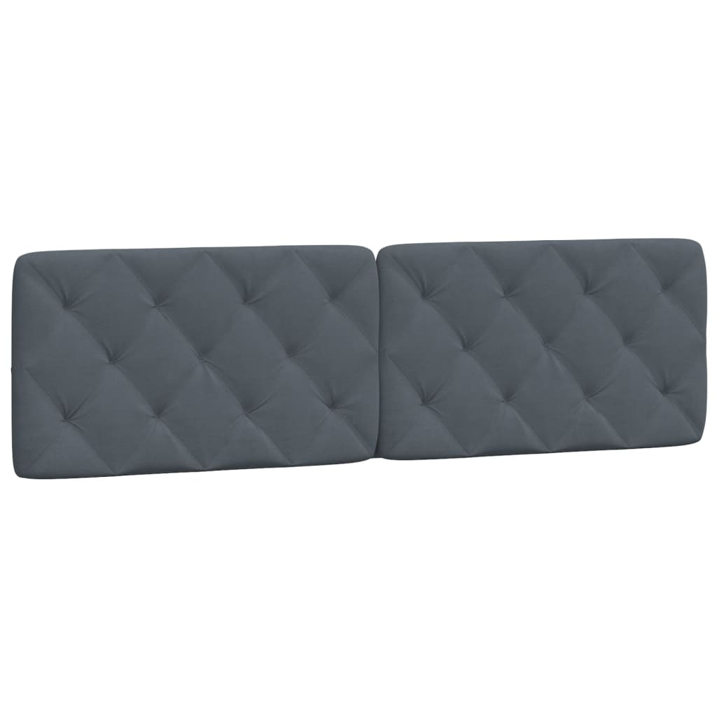 Giroletto con LED senza Materasso Grigio Scuro 180x200 cm