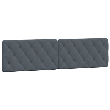 Giroletto con LED senza Materasso Grigio Scuro 200x200 cm