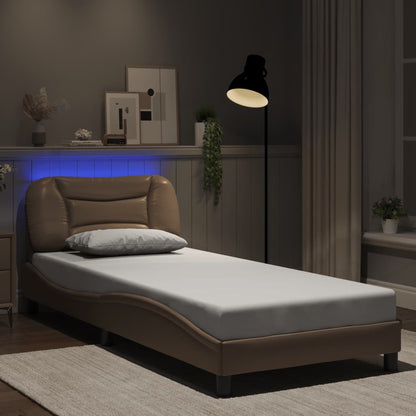 Giroletto con LED senza Materasso Hvar Cappuccino 90x190 cm