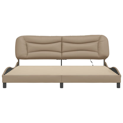 Giroletto con LED senza Materasso Hvar Cappuccino 200x200 cm | homemem39