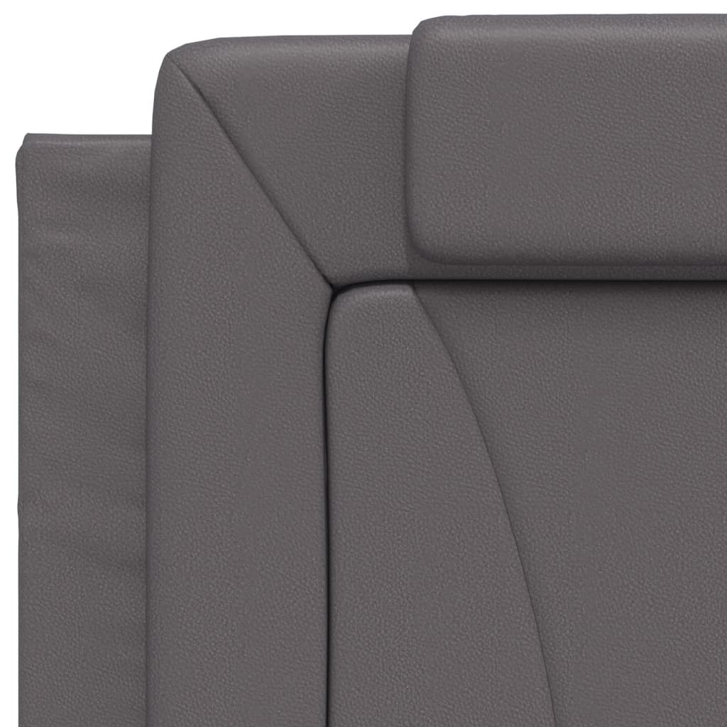 Giroletto Viana con LED senza Materasso Grigio 90x190 cm | homemem39