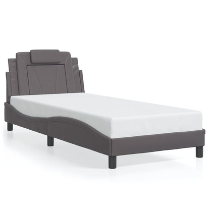 Giroletto Viana con LED senza Materasso Grigio 90x200 cm | homemem39