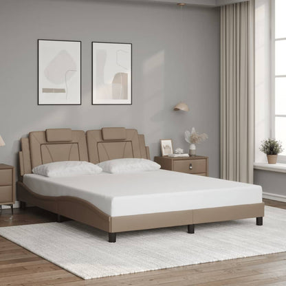 Giroletto Viana con LED senza Materasso Cappuccino 160x200 cm