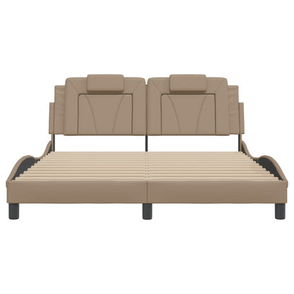 Giroletto Viana con LED senza Materasso Cappuccino 160x200 cm