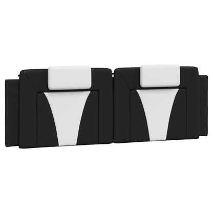 Giroletto Viana con LED senza Materasso Nero e Bianco 160x200cm
