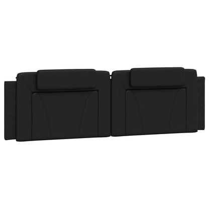 Giroletto Viana con LED senza Materasso Nero 180x200 cm