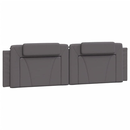 Giroletto Viana con LED senza Materasso Grigio 180x200 cm